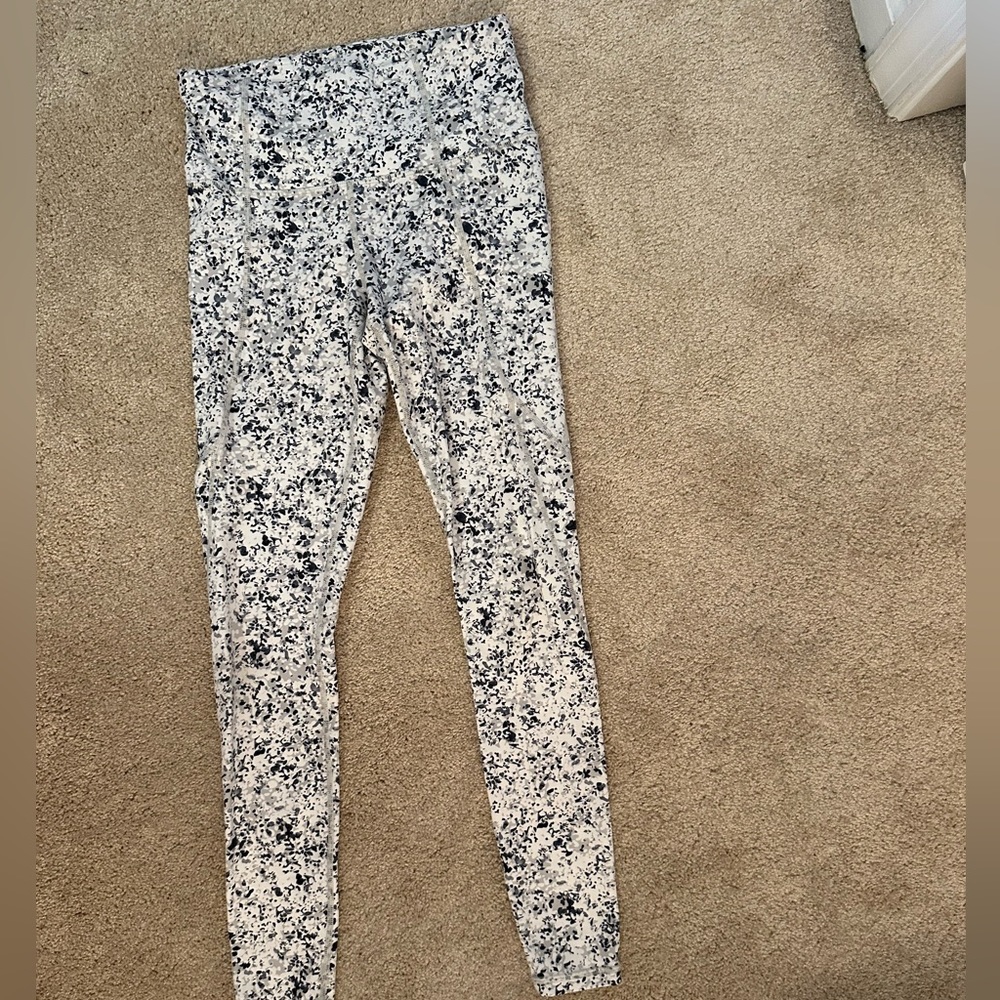 ATHLETA Salutation Stash Pocket Speckled leggings